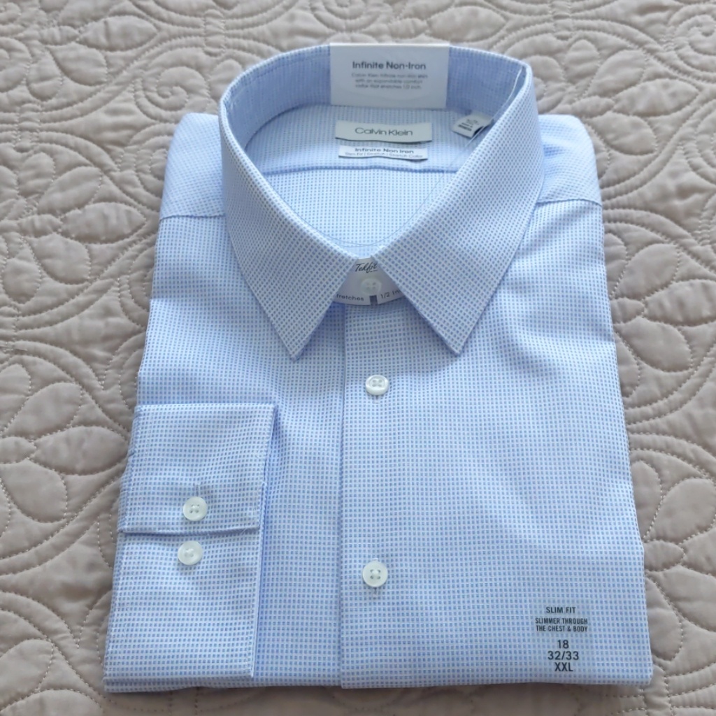 Mens Wearhouse Calvin Klein Dress Shirt